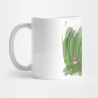 Bunny King w Background Mug